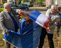 Jaap Hartmann und Bernd Brennemann bei der Enthüllung