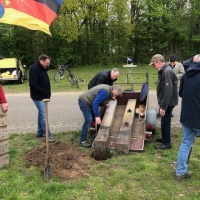 Der Aufbau beginnt