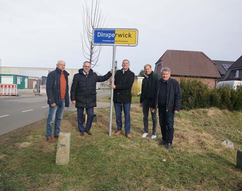 Links Johannes Hoven, Thomas Kerkhoff, Anton Stapelkamp, Daniël Zöhler en Freek Diersen. Foto: Frank Vinkenvleugel